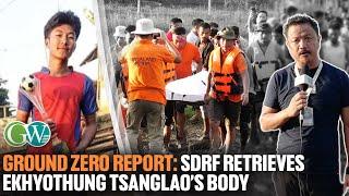 RELENTLESS SEARCH ENDS:SDRF RETRIEVE EKHYOTHUNG’S BODY, SEITHEKEMA EAC TAKE NOTICE OF PVT OWNED POND