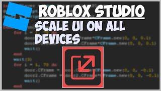 How to Automatically Scale UI on all Devices (Roblox Studio)