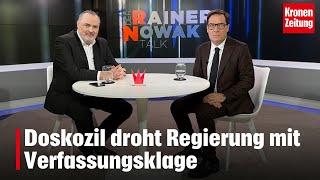 Doskozil droht Regierung mit Verfassungsklage | krone.tv RAINER NOWAK