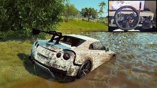 NFS HEAT Rebuilding a NISSAN GTR - LOGITECH G29 gameplay