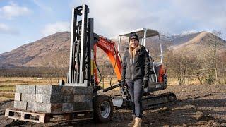 @the_digger_girl  talks about her experience with the Excavator Forklift