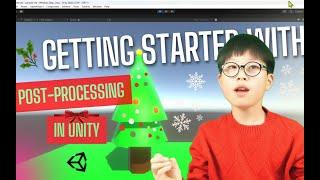 How to use Unity's post-processing feature to create a glowing Christmas tree!