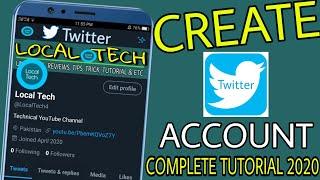 How to create a Twitter account | Complete tutorial 2020