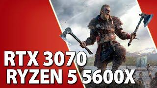 RTX 3070 + Ryzen 5 5600X // Test in 11 Games | 1080p, 1440p, 4K