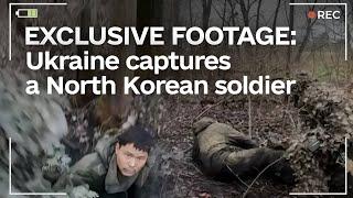 Ukrainian soldiers on capturing North Korean POW