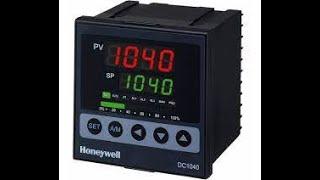 Honeywell PID controller DC-1040 model parameters setting.