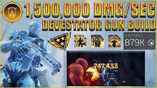 OUTRIDERS: BEST DEVASTATOR 1.5M+ DMG/SEC FIREPOWER BUILD!!!