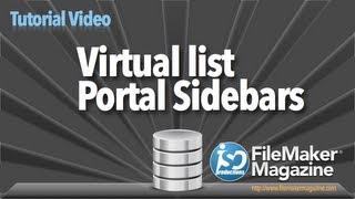 FileMaker Tutorial - Virtual List Portal Sidebar