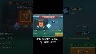 Lords Mobile - 69% Astralite Gamble by Quik Silver