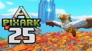 TAMING A GRYPHON! AIR SUPREMACY - Let's Play PixARK Gameplay Part 25 (PixARK Pooping Evolved Taming)