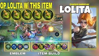 Lolita Best Build and Emblem 2024 | OP Build | Lolita Gameplay | MLBB | Mobile Legends