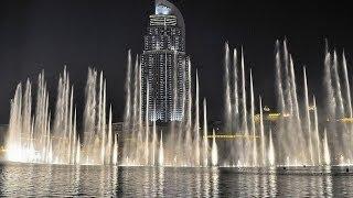 Dubai dancing fountain - Celine Dion & Andrea Bocelli - The Prayer 