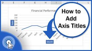 How to Add Axis Titles in Excel