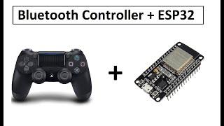 How to connect Bluetooth PS4 Controller to ESP32 #electronic #esp32project #ps4  #robot
