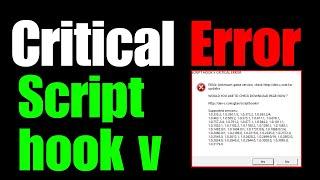 Fix Script Hook V Critical Error for GTA 5 Mods After Update 3274 ! 2024 Hindi/Urdu Guide!