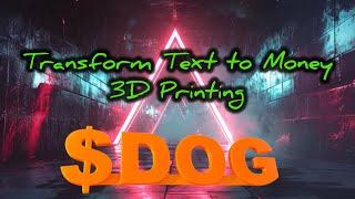 Transform Text into Stunning 3D Creations and Make Money!