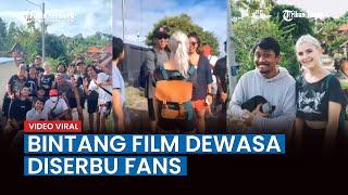 Viral Video Bintang Film Dewasa Berlibur ke Bali, Langsung Diserbu Fans