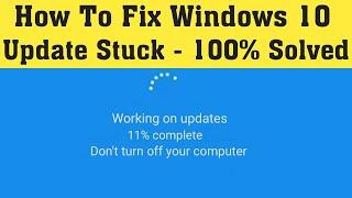How to Fix Windows 10 Update Stuck on Working on Updates