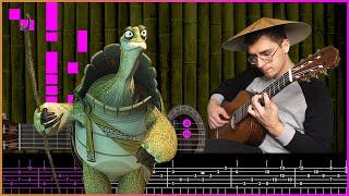 Kung Fu Panda on guitar - Oogway Ascends (three difficulty levels) [Guitar Version] + tab