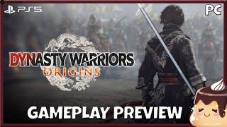 DYNASTY WARRIORS ORIGINS PC | PS5 STORY GAMEPLAY WALKTHROUGH | EARLY EXCLUSIVE ACCESS PREVIEW