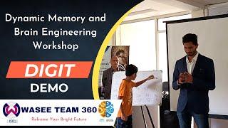 Dynamic Memory  & Brain Engineering Workshop | Digit Demo | Ridge Analysis | Wasee Team 360 #brain