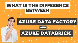 Difference between Azure Data Factory  and Azure Databrick #azure #datafactory #databricks