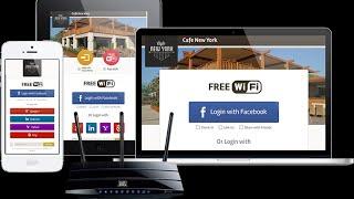 DIY Wi-Fi router hotspot to social marketing tools with wifi captive portal software