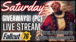 Fallout 76 Saturday Live Stream Giveaways!