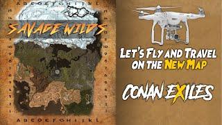 Savage Wilds - Let's Fly and Travel on the New Map | Conan Exiles