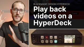 HyperDeck video playback troubleshooting steps // Show and Tell Ep.90