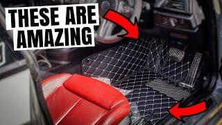 TAKING CAR FLOOR MATS TO A WHOLE NEW LEVEL **LUXURY LEATHER**