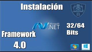 (Solución) Error de inicializacion de .NET  framework 4.0 en windows 7 32/64 bits 2021
