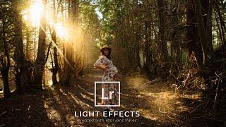 Creative Light Effects For Lightroom - How to use