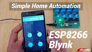 ESP8266 Home Automation with Blynk  || ESP8266 WiFi Relay Board || IoT Project || uElectroPro