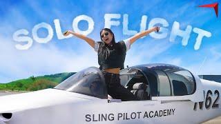 Student Pilot First Solo | Will Nerves Stop Her? 