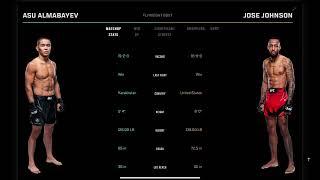 Asu Almabaev vs Jose Johnson Prediction #UFCVegas93