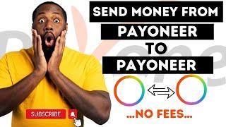 How To Transfer Money From PAYONEER to PAYONEER (NO FEES)| Pay to Recipient's PAYONEER Account