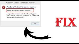 Fix Windows Update Error 0X800B0101 on Windows 10