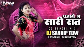 Sari Raat Pahage Ga | Cg Tapori Mix | Old Cg Hit Song Remix - DJ SANDIP TDW 2024