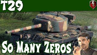 Carrying Zeros - T29 Hull Down Monster WOT Blitz | Littlefinger on World of Tanks Blitz