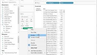 How to Custom Format Discrete Values as Symbols in Tableau