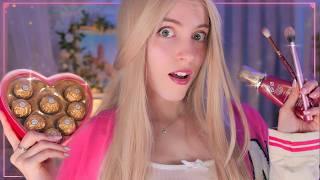  ASMR Your MEAN GIRL Friend Does Your Makeup for a Date… Is She Jealous? 