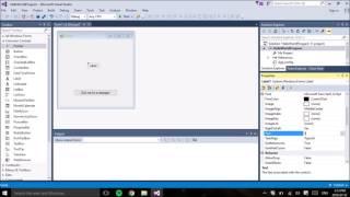 Visual Basic for Beginners Project #1 : Hello World Program | 2016 Tutorial