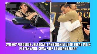 "Pengurus Jelaskan: Lamborghini Ungu Bukan Milik Fattah Amin, Cuma Prop Penggambaran!"