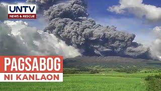 Malakas na pagputok ng Mt. Kanlaon ikinabigla ng mga residente