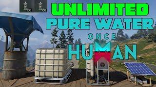 UNLIMITED Pure Water in Once Human! Automated Water Purifier Guide for Once Human!