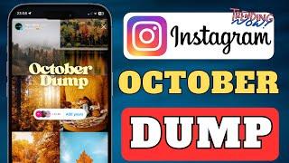 How To Add October Dump Sticker On Instagram Story (EASY!!!)