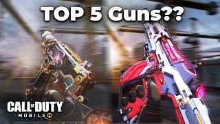 Top 5 BEST META Guns In COD Mobile ( Season 5)