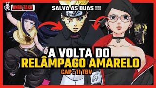 TRETAAA !! BORUTO SALVA HIMAWARI E SARADA  NOS SPOILERS DO CAP 11 !!! #borutotwobluevortex