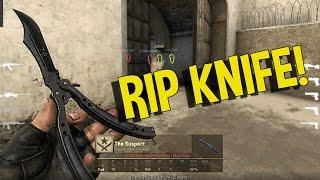 CS:GO - HACKER WITH A KNIFE!! WTF IDIOT (FUNNY MOMENTS)